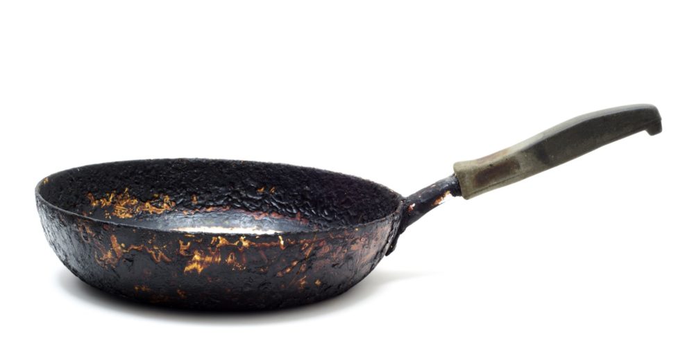 How To Clean A Burnt Pan Chef Rick