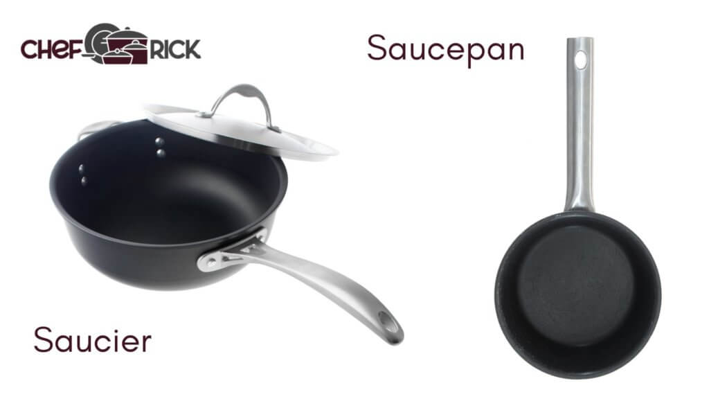difference saucier vs. saucepan